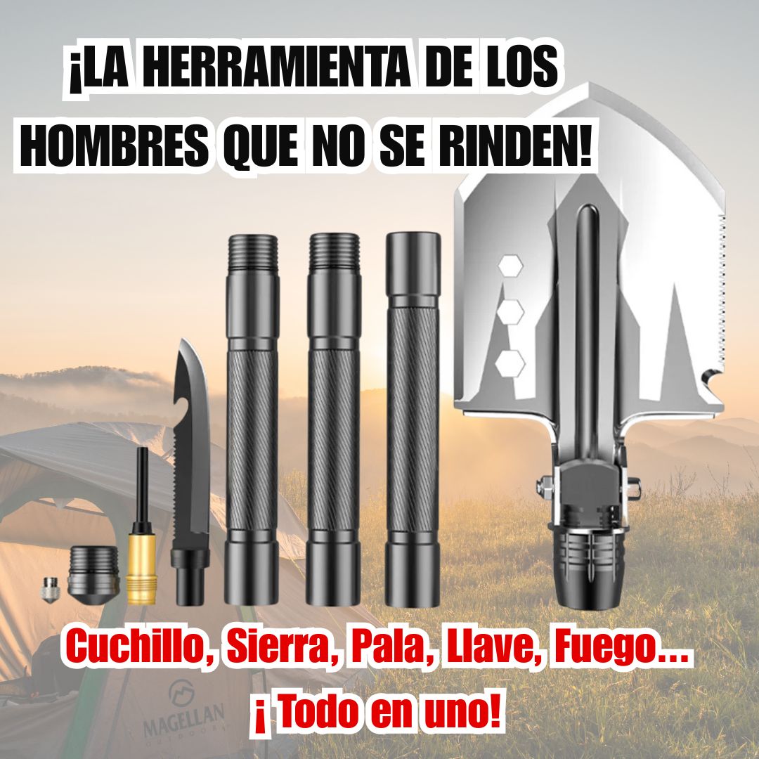 MultiTaskerPro® - Pala Multifuncional 26 en 1 (INCLUYE ACCESORIOS)